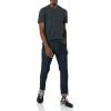 imageAmazon Essentials Mens Short Sleeve TShirts SlimFit Crewneck Pack of 2Charcoal HeatherNavy