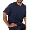 imageAmazon Essentials Mens Short Sleeve TShirts SlimFit Crewneck Pack of 2Charcoal HeatherNavy