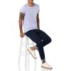 imageAmazon Essentials Mens Short Sleeve TShirts SlimFit Crewneck Pack of 2Dark BlueLavender