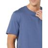 imageAmazon Essentials Mens Short Sleeve TShirts SlimFit Crewneck Pack of 2Dark BlueLavender