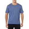 imageAmazon Essentials Mens Short Sleeve TShirts SlimFit Crewneck Pack of 2Dark BlueLavender