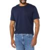 imageAmazon Essentials Mens Short Sleeve TShirts SlimFit Crewneck Pack of 2Dark BlueNavy