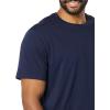 imageAmazon Essentials Mens Short Sleeve TShirts SlimFit Crewneck Pack of 2Dark BlueNavy
