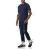 imageAmazon Essentials Mens Short Sleeve TShirts SlimFit Crewneck Pack of 2Dark BlueNavy