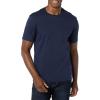 imageAmazon Essentials Mens Short Sleeve TShirts SlimFit Crewneck Pack of 2Dark BlueNavy