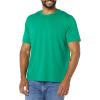 imageAmazon Essentials Mens Short Sleeve TShirts SlimFit Crewneck Pack of 2Emerald GreenNavy