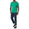 imageAmazon Essentials Mens Short Sleeve TShirts SlimFit Crewneck Pack of 2Emerald GreenNavy