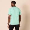 imageAmazon Essentials Mens Short Sleeve TShirts SlimFit Crewneck Pack of 2Mint GreenWhite