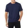 imageAmazon Essentials Mens Short Sleeve TShirts SlimFit Crewneck Pack of 2Navy