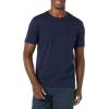 imageAmazon Essentials Mens Short Sleeve TShirts SlimFit Crewneck Pack of 2Navy