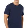 imageAmazon Essentials Mens Short Sleeve TShirts SlimFit Crewneck Pack of 2Navy