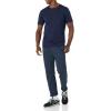 imageAmazon Essentials Mens Short Sleeve TShirts SlimFit Crewneck Pack of 2Navy