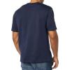 imageAmazon Essentials Mens Short Sleeve TShirts SlimFit Crewneck Pack of 2NavyOlive Stripe