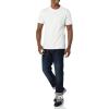 imageAmazon Essentials Mens Short Sleeve TShirts SlimFit Crewneck Pack of 2White