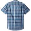 imageAmazon Essentials Mens ShortSleeve VNeck TShirts Pack of 2Denim Large Plaid