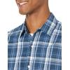 imageAmazon Essentials Mens ShortSleeve VNeck TShirts Pack of 2Navy Medium Plaid