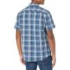 imageAmazon Essentials Mens ShortSleeve VNeck TShirts Pack of 2Navy Medium Plaid