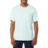 imageAmazon Essentials Mens TShirts RegularFit ShortSleeve Crewneck Pocket Pack of 2Aqua BlueLight Blue