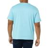 imageAmazon Essentials Mens TShirts RegularFit ShortSleeve Crewneck Pocket Pack of 2Aqua BlueLight Blue