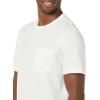 imageAmazon Essentials Mens TShirts RegularFit ShortSleeve Crewneck Pocket Pack of 2Aqua GreenWhite