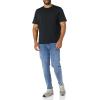 imageAmazon Essentials Mens TShirts RegularFit ShortSleeve Crewneck Pocket Pack of 2Black