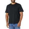 imageAmazon Essentials Mens TShirts RegularFit ShortSleeve Crewneck Pocket Pack of 2Black