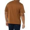imageAmazon Essentials Mens TShirts RegularFit ShortSleeve Crewneck Pocket Pack of 2BlackBrown