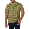 imageAmazon Essentials Mens TShirts RegularFit ShortSleeve Crewneck Pocket Pack of 2BlackCamo Print