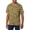 imageAmazon Essentials Mens TShirts RegularFit ShortSleeve Crewneck Pocket Pack of 2BlackCamo Print
