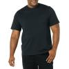 imageAmazon Essentials Mens TShirts RegularFit ShortSleeve Crewneck Pocket Pack of 2BlackCharcoal Heather