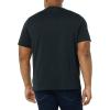 imageAmazon Essentials Mens TShirts RegularFit ShortSleeve Crewneck Pocket Pack of 2BlackNavy