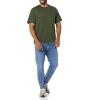 imageAmazon Essentials Mens TShirts RegularFit ShortSleeve Crewneck Pocket Pack of 2BlackOlive