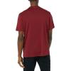 imageAmazon Essentials Mens TShirts RegularFit ShortSleeve Crewneck Pocket Pack of 2BurgundyCharcoal Heather