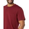 imageAmazon Essentials Mens TShirts RegularFit ShortSleeve Crewneck Pocket Pack of 2BurgundyCharcoal Heather