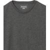 imageAmazon Essentials Mens TShirts RegularFit ShortSleeve Crewneck Pocket Pack of 2Charcoal Heather
