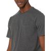 imageAmazon Essentials Mens TShirts RegularFit ShortSleeve Crewneck Pocket Pack of 2Charcoal Heather