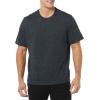 imageAmazon Essentials Mens TShirts RegularFit ShortSleeve Crewneck Pocket Pack of 2Charcoal HeatherNavy