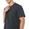 imageAmazon Essentials Mens TShirts RegularFit ShortSleeve Crewneck Pocket Pack of 2Charcoal HeatherNavy