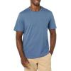 imageAmazon Essentials Mens TShirts RegularFit ShortSleeve Crewneck Pocket Pack of 2Dark BlueNavy