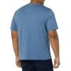 imageAmazon Essentials Mens TShirts RegularFit ShortSleeve Crewneck Pocket Pack of 2Floral PrintWashed Blue