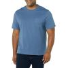 imageAmazon Essentials Mens TShirts RegularFit ShortSleeve Crewneck Pocket Pack of 2Floral PrintWashed Blue