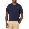 imageAmazon Essentials Mens TShirts RegularFit ShortSleeve Crewneck Pocket Pack of 2GreenNavy