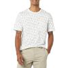 imageAmazon Essentials Mens TShirts RegularFit ShortSleeve Crewneck Pocket Pack of 2Grey Boat PrintNavy