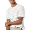 imageAmazon Essentials Mens TShirts RegularFit ShortSleeve Crewneck Pocket Pack of 2Grey Boat PrintNavy