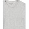imageAmazon Essentials Mens TShirts RegularFit ShortSleeve Crewneck Pocket Pack of 2Grey Heather