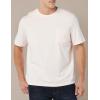 imageAmazon Essentials Mens TShirts RegularFit ShortSleeve Crewneck Pocket Pack of 2Grey HeatherPale Pink