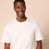 imageAmazon Essentials Mens TShirts RegularFit ShortSleeve Crewneck Pocket Pack of 2Grey HeatherWhite