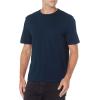 imageAmazon Essentials Mens TShirts RegularFit ShortSleeve Crewneck Pocket Pack of 2Navy