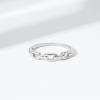 imageAmazon Essentials Plated Sterling Silver Chain Link Accent RingRhodium