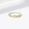 imageAmazon Essentials Plated Sterling Silver Chain Link Accent RingYellow Gold